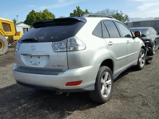 JTJGA31UX40014747 - 2004 LEXUS RX 330 SILVER photo 4