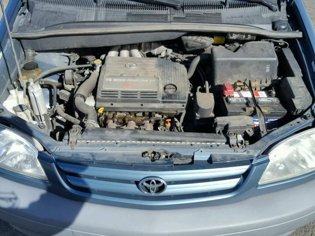 4T3ZF13C51U377650 - 2001 TOYOTA SIENNA LE BLUE photo 7