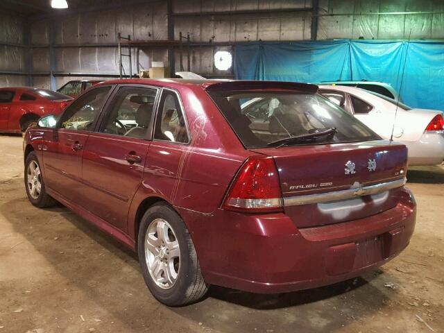 1G1ZU648X5F193270 - 2005 CHEVROLET MALIBU MAX MAROON photo 3