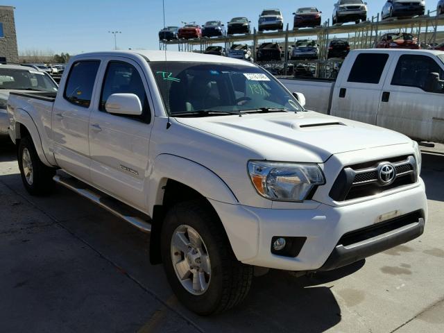 5TFMU4FN6EX024592 - 2014 TOYOTA TACOMA DOU WHITE photo 1