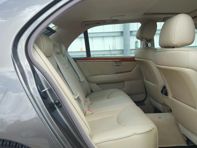 JTHBN36F140159895 - 2004 LEXUS LS 430 BEIGE photo 6