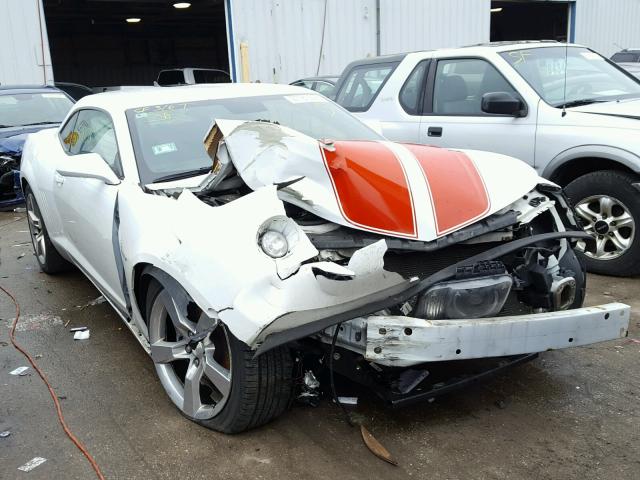 2G1FC1ED7B9133181 - 2011 CHEVROLET CAMARO LT WHITE photo 1