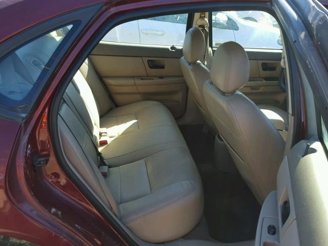 1FAFP56U57A141105 - 2007 FORD TAURUS SEL BURGUNDY photo 6