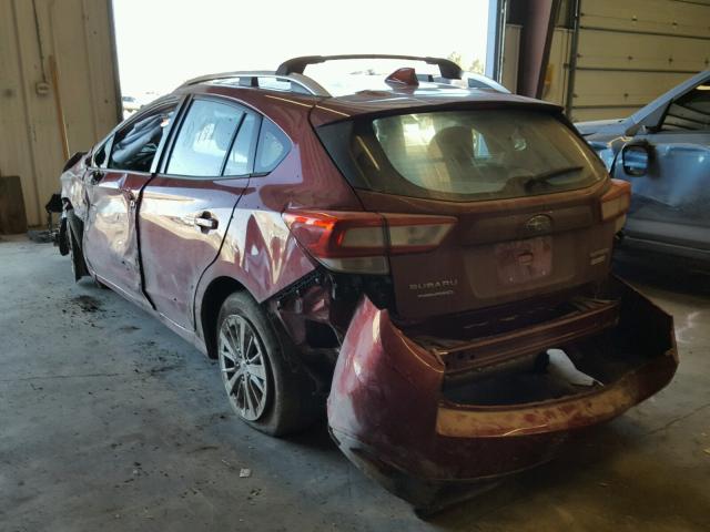 4S3GTAB62H3735344 - 2017 SUBARU IMPREZA PR RED photo 3