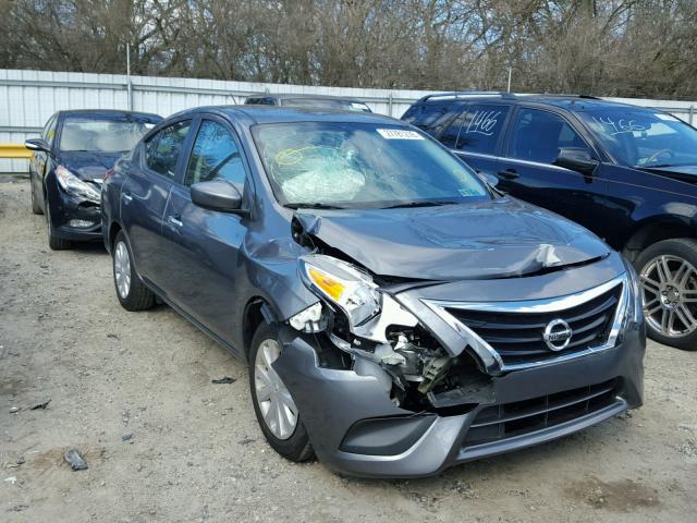 3N1CN7AP8GL866967 - 2016 NISSAN VERSA S GRAY photo 1