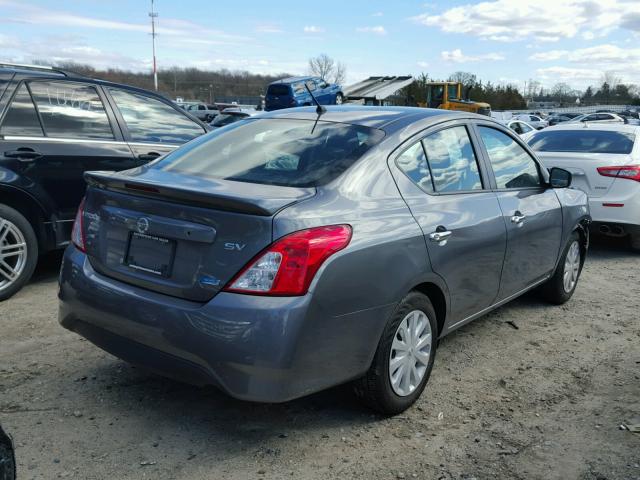 3N1CN7AP8GL866967 - 2016 NISSAN VERSA S GRAY photo 4