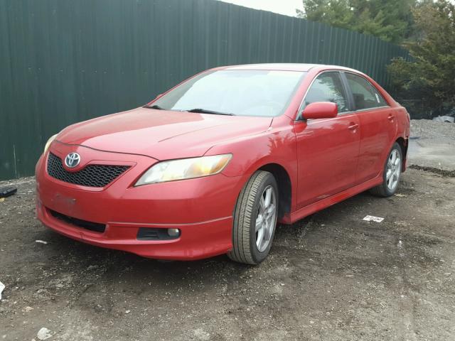 4T1BE46KX7U104309 - 2007 TOYOTA CAMRY NEW RED photo 2