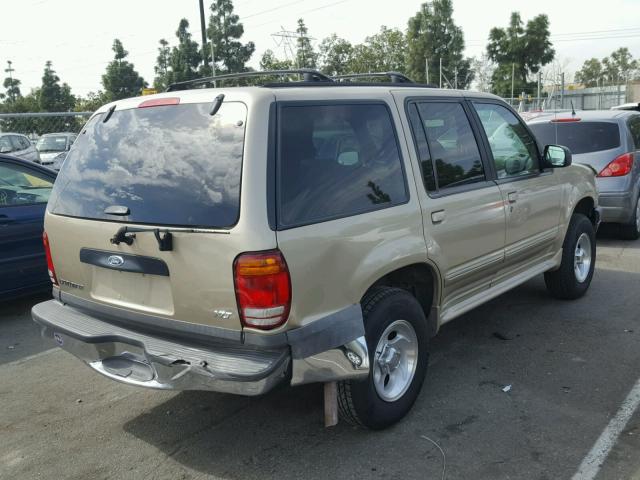 1FMZU32E7XZA20138 - 1999 FORD EXPLORER GOLD photo 4