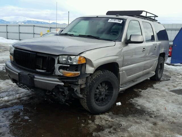 1GKFK66U82J324672 - 2002 GMC DENALI XL BEIGE photo 2