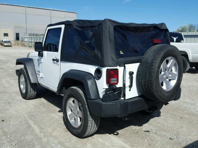 1C4AJWAG5FL769245 - 2015 JEEP WRANGLER S WHITE photo 3