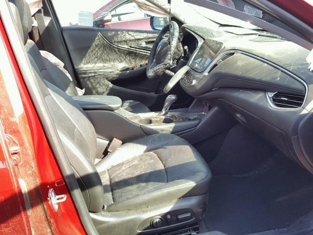 1G1ZH5SX2HF196760 - 2017 CHEVROLET MALIBU PRE 栗色 照片 5