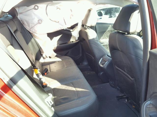 1G1ZH5SX2HF196760 - 2017 CHEVROLET MALIBU PRE 栗色 照片 6