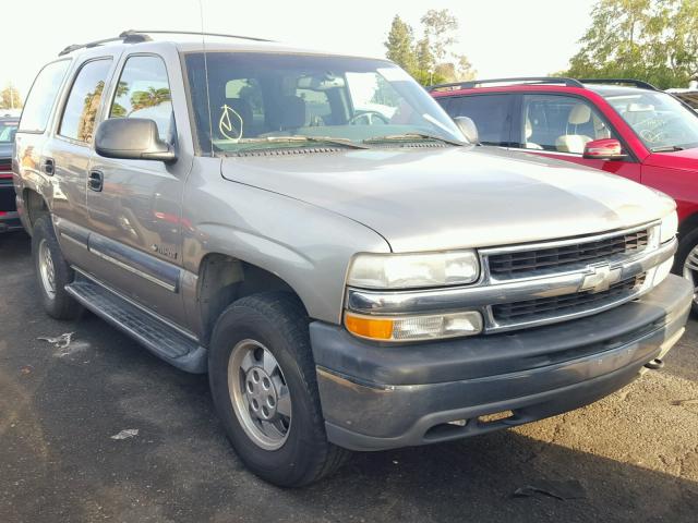 1GNEC13TX1R217326 - 2001 CHEVROLET TAHOE C150 TAN photo 1