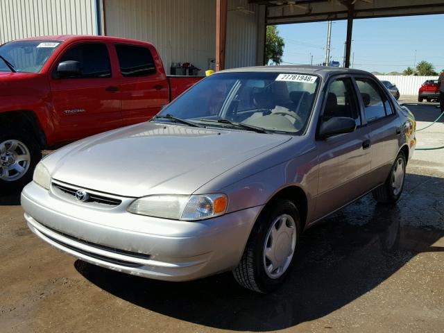 2T1BR12E6XC174653 - 1999 TOYOTA COROLLA VE TAN photo 2