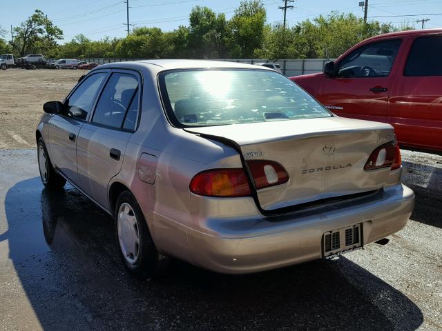 2T1BR12E6XC174653 - 1999 TOYOTA COROLLA VE TAN photo 3