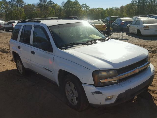 1GNDS13S032369147 - 2003 CHEVROLET TRAILBLAZE WHITE photo 1