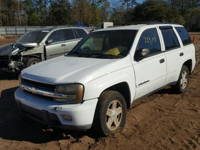 1GNDS13S032369147 - 2003 CHEVROLET TRAILBLAZE WHITE photo 2