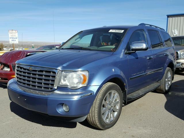 1A8HW58237F500920 - 2007 CHRYSLER ASPEN LIMI BLUE photo 2