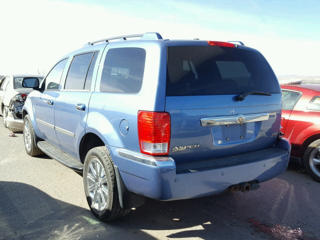 1A8HW58237F500920 - 2007 CHRYSLER ASPEN LIMI BLUE photo 3