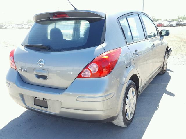 3N1BC1CP9BL431024 - 2011 NISSAN VERSA S SILVER photo 4