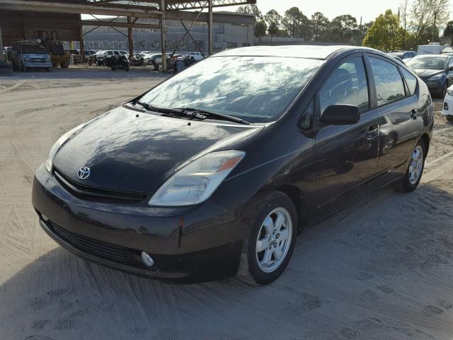 JTDKB20U540004892 - 2004 TOYOTA PRIUS BLACK photo 2