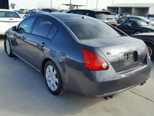 1N4BA41E38C811573 - 2008 NISSAN MAXIMA SE GRAY photo 3