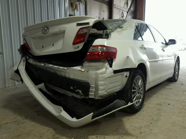 4T1BE46K19U903737 - 2009 TOYOTA CAMRY BASE WHITE photo 4