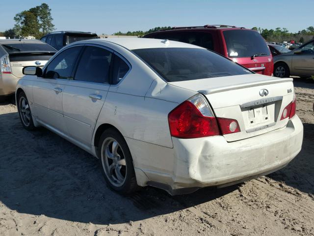 JNKBY01E57M402593 - 2007 INFINITI M45 BASE WHITE photo 3