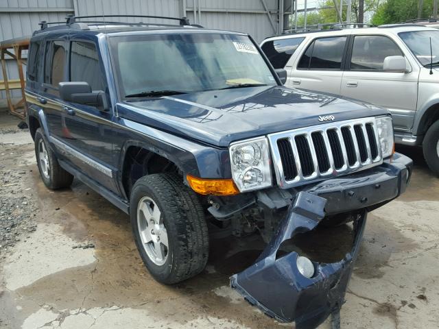 1J4RG4GK1AC127884 - 2010 JEEP COMMANDER BLUE photo 1