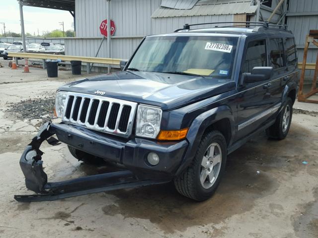 1J4RG4GK1AC127884 - 2010 JEEP COMMANDER BLUE photo 2