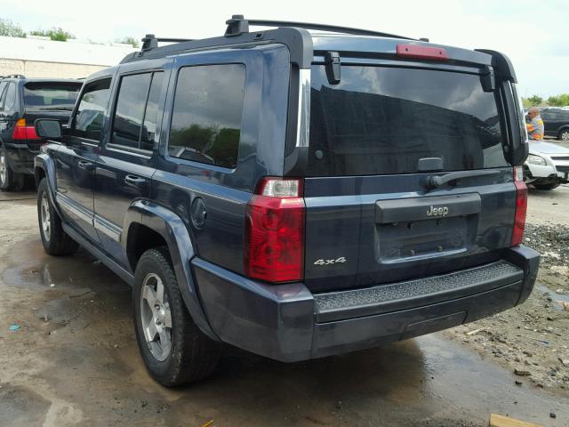 1J4RG4GK1AC127884 - 2010 JEEP COMMANDER BLUE photo 3