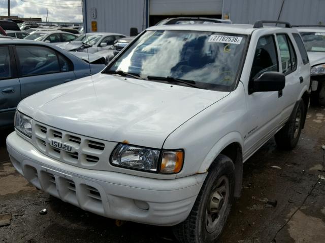 4S2DM58W6Y4348647 - 2000 ISUZU RODEO S WHITE photo 2