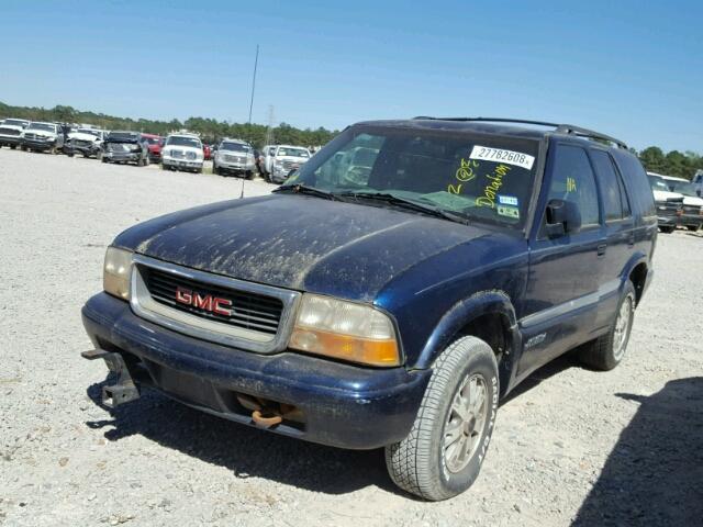 1GKDT13WXY2279346 - 2000 GMC JIMMY / EN BLUE photo 2