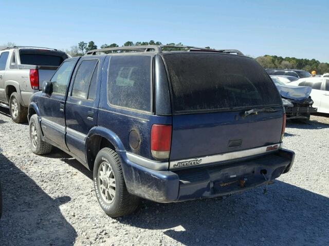 1GKDT13WXY2279346 - 2000 GMC JIMMY / EN BLUE photo 3