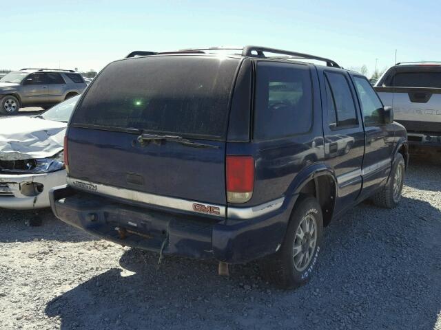 1GKDT13WXY2279346 - 2000 GMC JIMMY / EN BLUE photo 4