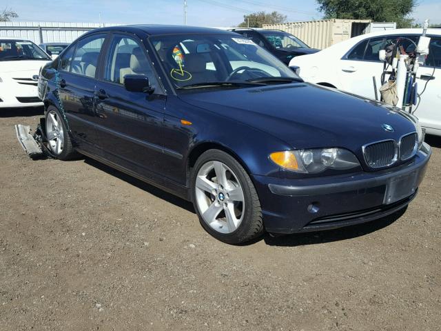 WBAET374X4NJ46256 - 2004 BMW 325 I BLUE photo 1