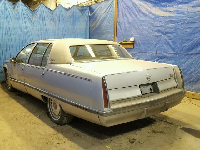 1G6DW5276PR715283 - 1993 CADILLAC FLEETWOOD SILVER photo 3