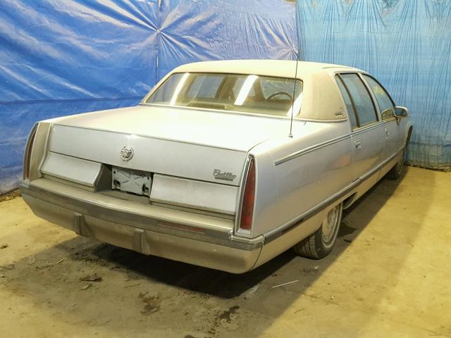 1G6DW5276PR715283 - 1993 CADILLAC FLEETWOOD SILVER photo 4