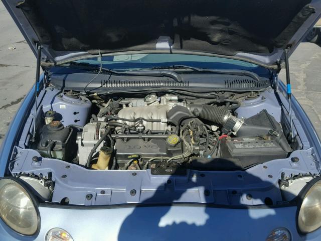 1FAFP52U2WA193697 - 1998 FORD TAURUS LX BLUE photo 7