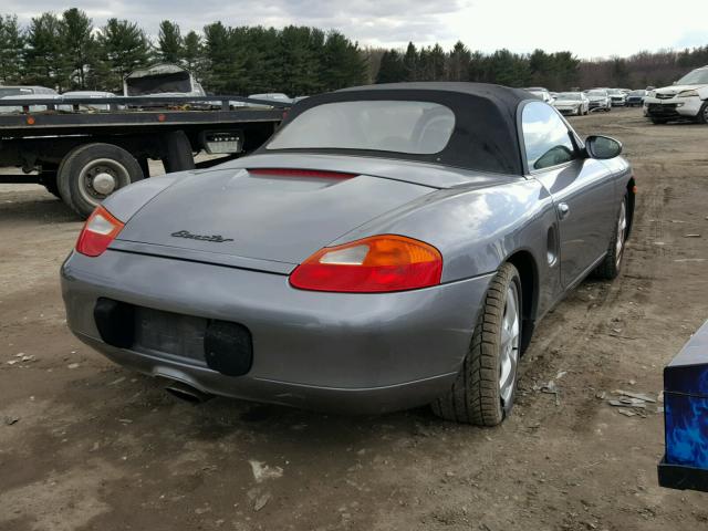 WP0CA29892U624485 - 2002 PORSCHE BOXSTER SILVER photo 4