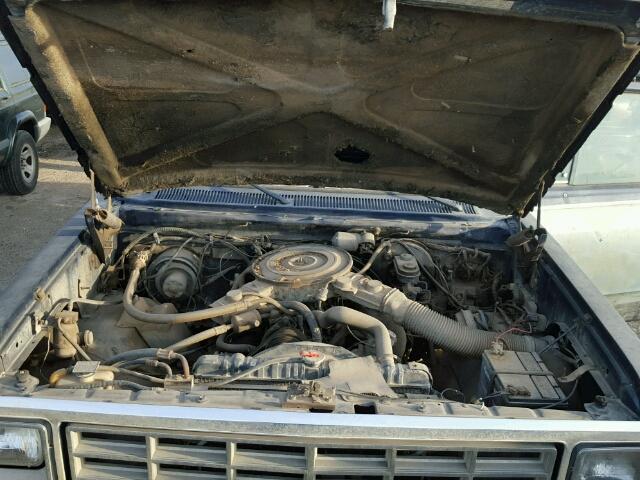 1B7GD14W1FS704566 - 1985 DODGE D-SERIES D BLUE photo 7