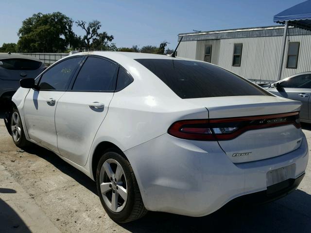 1C3CDFBB0FD265865 - 2015 DODGE DART SXT WHITE photo 3