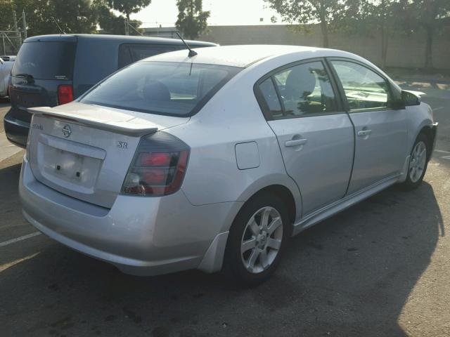 3N1AB6AP6AL682466 - 2010 NISSAN SENTRA 2.0 SILVER photo 4