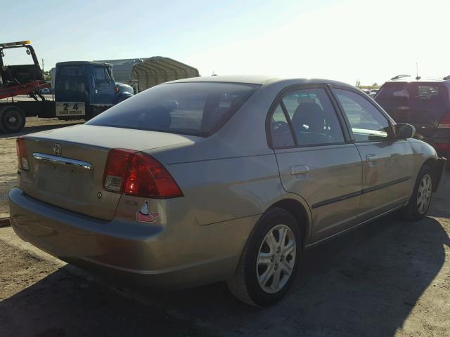 2HGES26733H556353 - 2003 HONDA CIVIC EX ოქროსფერი ფოტო 4