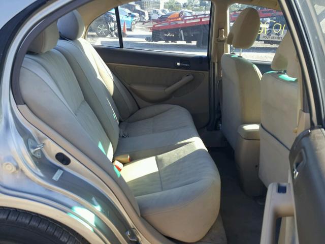 2HGES26733H556353 - 2003 HONDA CIVIC EX ოქროსფერი ფოტო 6