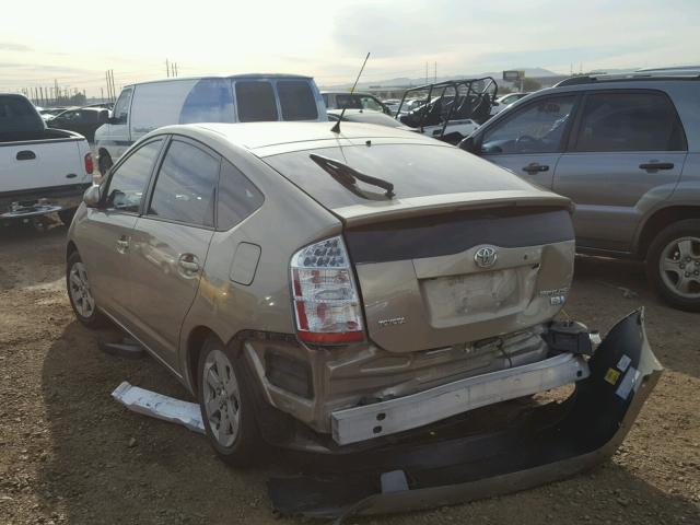 JTDKB20U983334054 - 2008 TOYOTA PRIUS GOLD photo 3