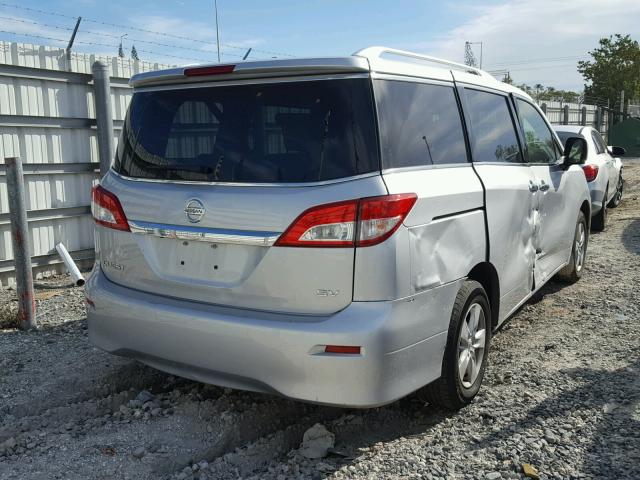 JN8AE2KP6H9167339 - 2017 NISSAN QUEST S SILVER photo 4