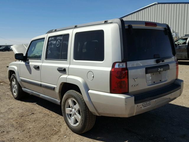 1J8HG48KX6C366320 - 2006 JEEP COMMANDER BEIGE photo 3