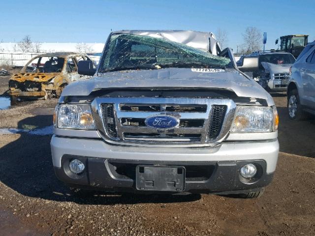 1FTKR1ED5APA75768 - 2010 FORD RANGER SUP SILVER photo 9