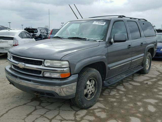 3GNFK16T21G138168 - 2001 CHEVROLET SUBURBAN K GRAY photo 2